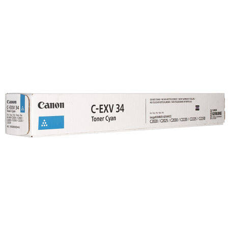 Canon C-EXV-34-3783B002 Mavi Orijinal Fotokopi Toner - 1