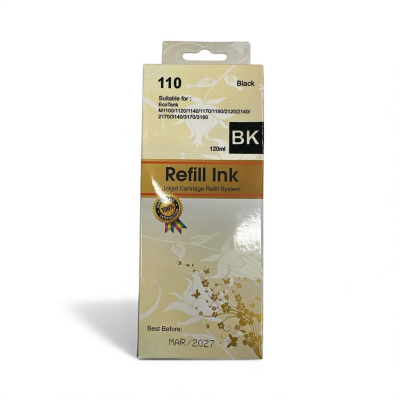 EPSON 110/T112 MUADİL MÜREKKEP  127 ML - Siyah