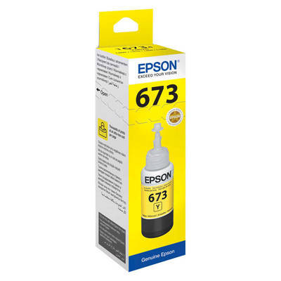 Epson T6734-C13T67344A Sarı Orjinal Mürekkep - 1
