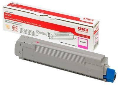 Oki C8600-43487722 Kırmızı Orjinal Toner - 1