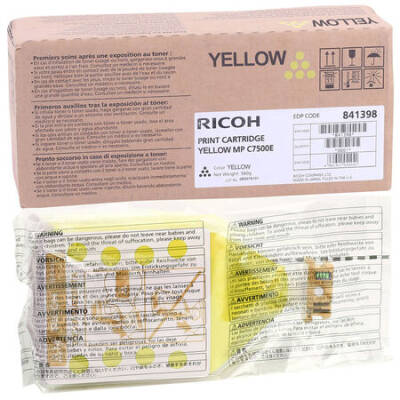 Ricoh Aficio MP-C6000 Sarı Orijinal Fotokopi Toner