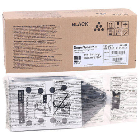 Ricoh Aficio MP-C6000 Siyah Orijinal Fotokopi Toner - 1